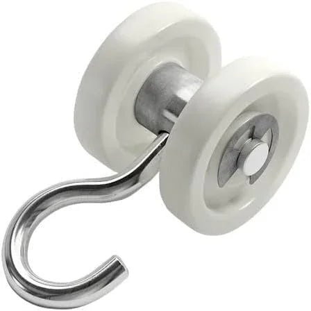 Nylon Roller Wheel Trolley - 1" Hook - Bag of 22 - McMaster Carr - Tools - A+ Stuff