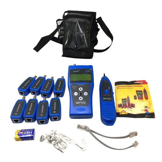 Oyafa NF - 388 Wire Fault Locator Network Cable Tester with 8 Remotes. For RJ45 & RJ11 /USB/Coaxial Cable with Case - Oyafa - Tools - A+ Stuff