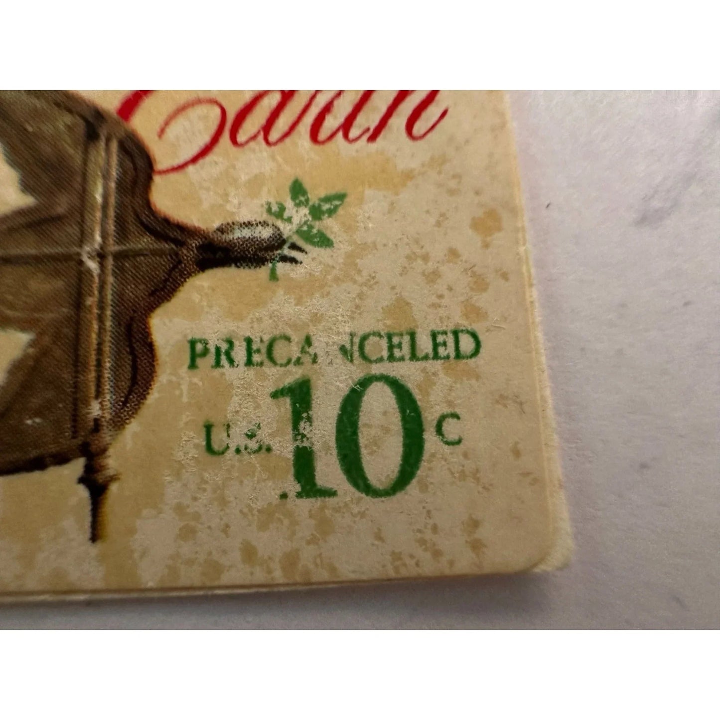 PEACE ON EARTH CHRISTMAS 10 CENT US POSTAGE STAMP - A+ Stuff - Stamp - A+ Stuff