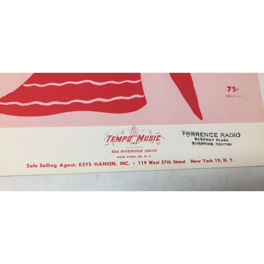''PERDIDO'' Tempo Music Inc Vintage Sheet Music - A+ Stuff - sheet music - A+ Stuff