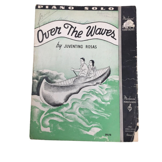 Piano Solo - ''Over The Waves'' by Juventino Rosas Sheet music Book - A+ Stuff - SHEET MUSIC - A+ Stuff