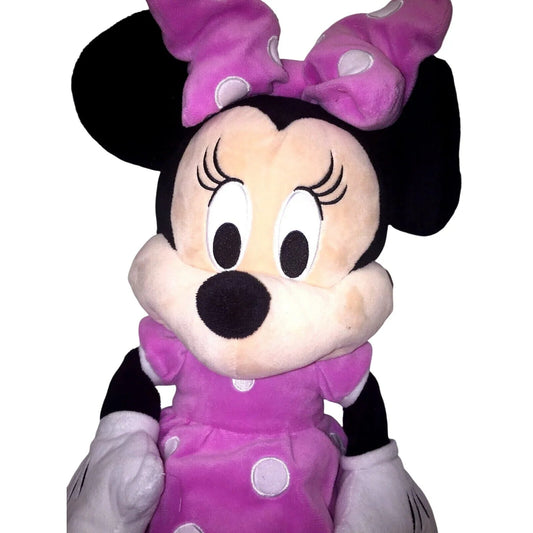 Pink Polka Dot Minnie Mouse Plush 18" Disney Toy - Pink Dress - Disney - Plush Toys / Stuffed Animals - A+ Stuff