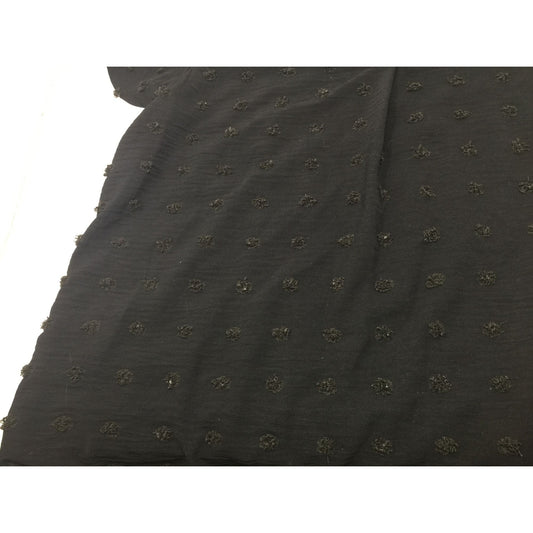 Womens Cute Ruffle Short Sleeve Blouse Shirt with Polka Dots/Pom Pom Design