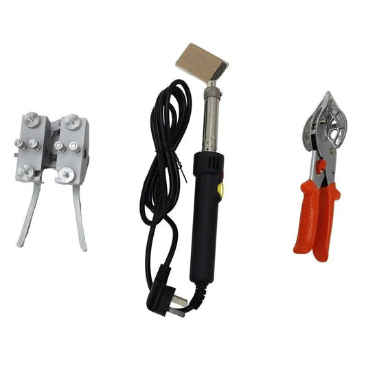 PU Round Belt Welding Kit with Welding Clamp (Connector/Pliers), Welding Soldering Iron & Mitre Snips - PU Round Belt Welding Kit - A+ Stuff
