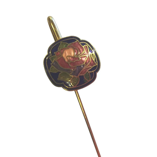 Vintage Gold Tone Bookmark With Flower Design - A+ Stuff
