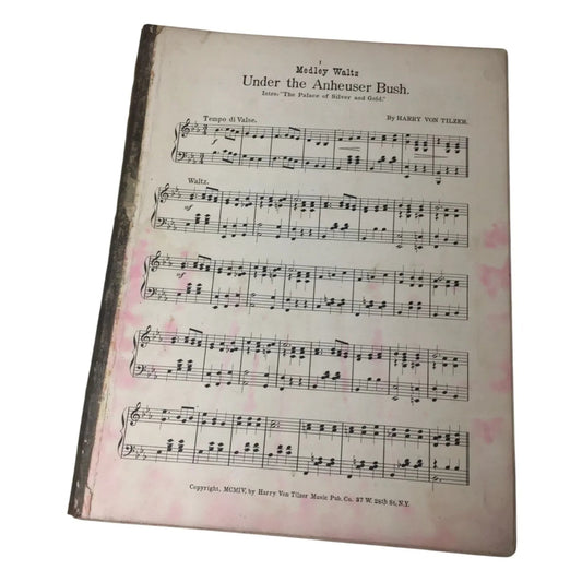 Rare 1904 The Harry Von Tilzer Dance Folio No. 3 Arranged by Alfred Doyle - A+ Stuff - SHEET MUSIC - A+ Stuff