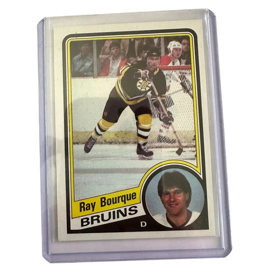 Ray Bourque - Bruins - 1984 - 85 Season Topps Hockey Trading Card - Topps - A+ Stuff