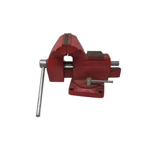 Red and Silver Utility Bench vise - A+ Stuff - Tools - A+ Stuff