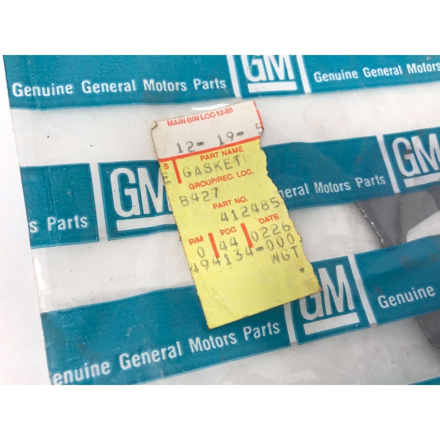 GENUINE GM Part GASKET GM 412485 Egr Vlv General Motors Part nos