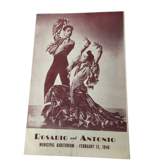 Rosario and Antonio Municipal Auditorium - February 13, 1946 - A+ Stuff - Books - A+ Stuff