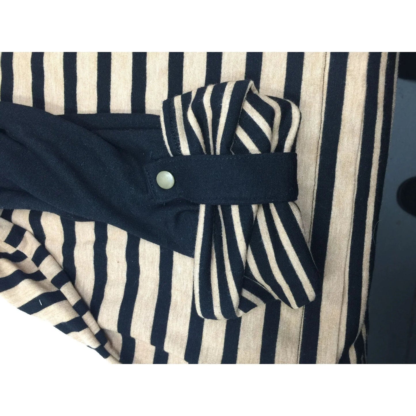 Ruby Rd Womens Black and Brown Long Sleeved Striped Shirt Size 1X - ruby rd - Shirts & Tops - A+ Stuff