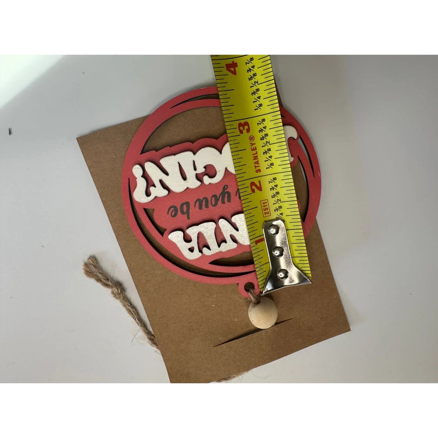 ''Santa Why You be judgin?'' Wooden Holiday Christmas Tree Ornament - A+ Stuff - Holiday Ornaments - A+ Stuff