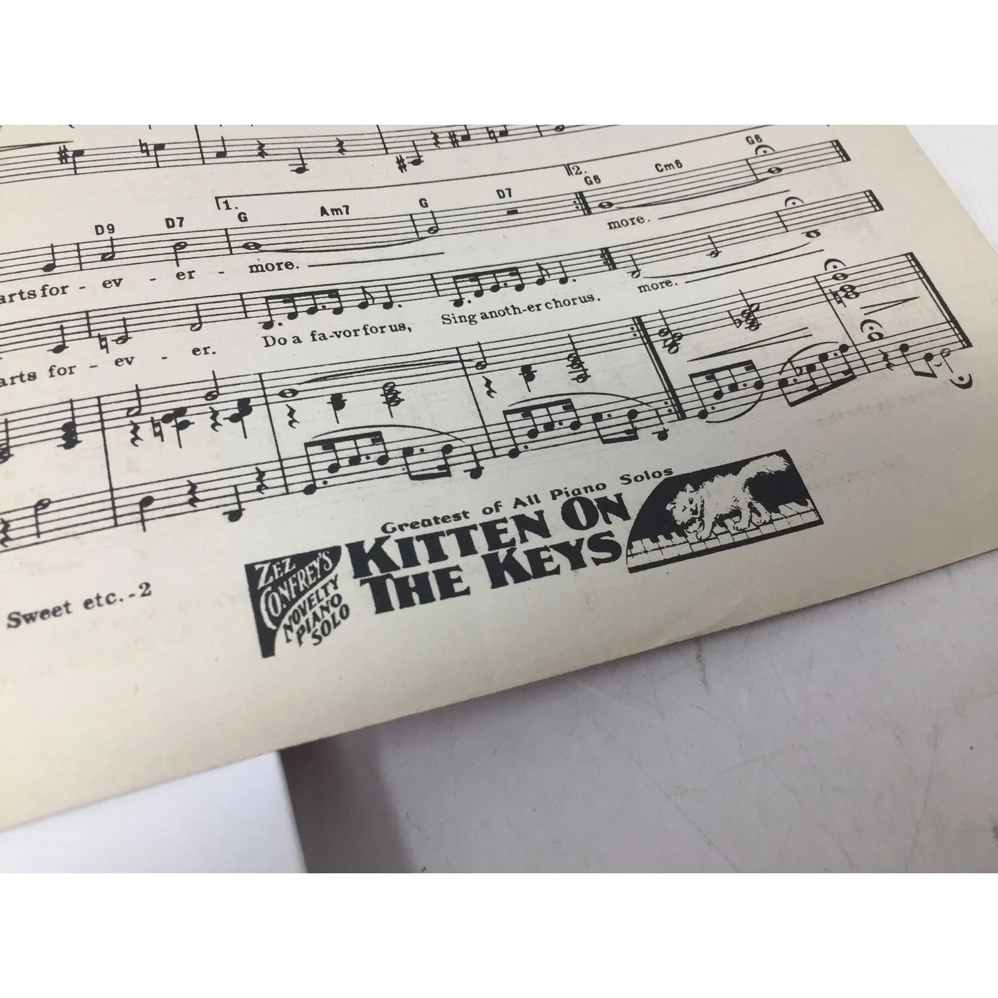 ''Say Something Sweet To Your Sweetheart'' Vintage Sheet Music - A+ Stuff - SHEET MUSIC - A+ Stuff
