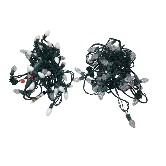 Set of 2 Corded Outdoor Christmas Holiday String Lights - A+ Stuff - Seasonal & Holiday Decorations - A+ Stuff