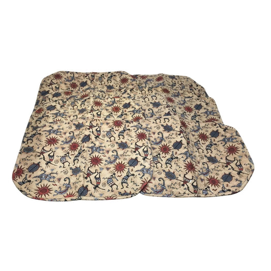 Set of Southwestern Kitchen Table Placemats/Napkins - A+ Stuff