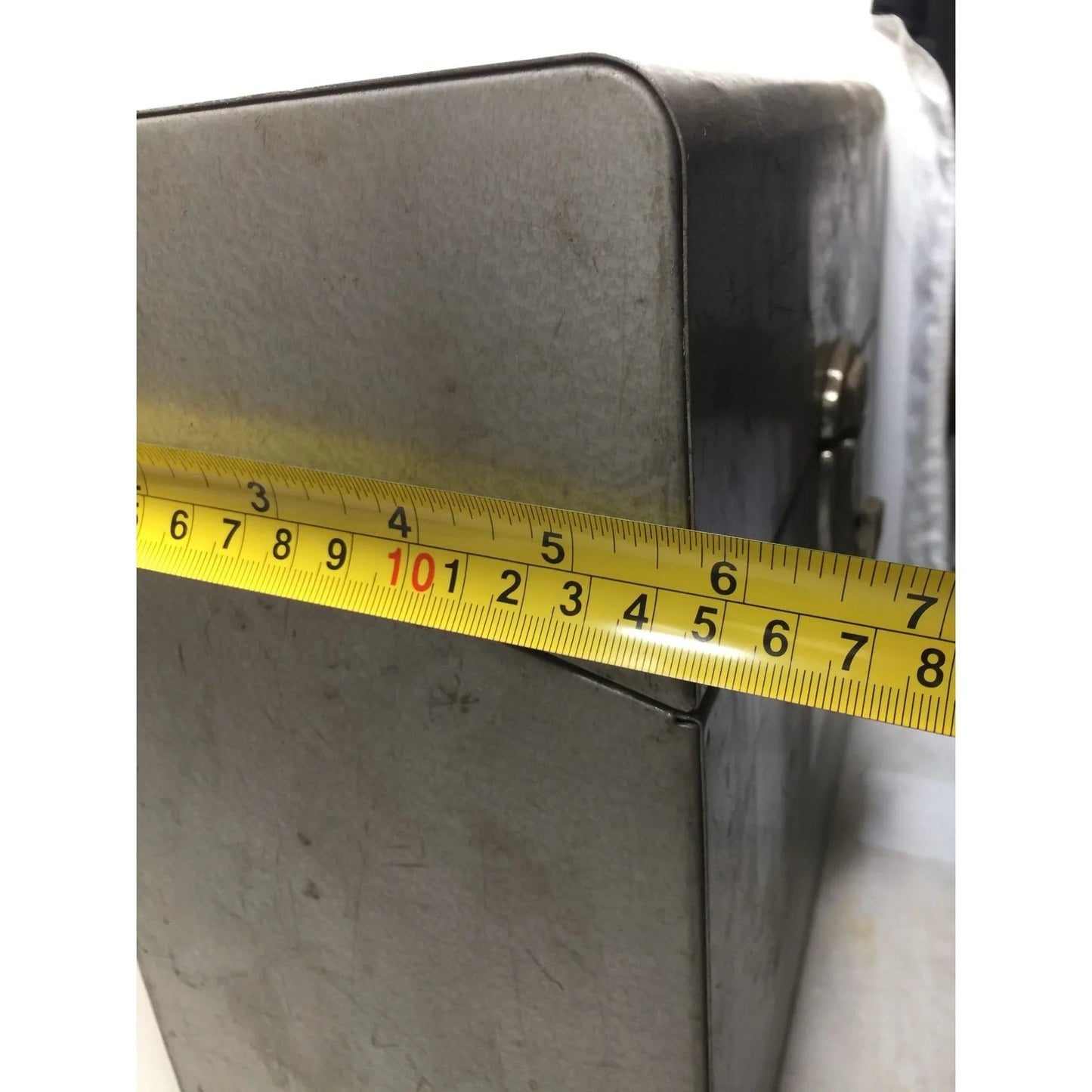 Silver TOWER Metal File/Tool Box with Hinged Lid & Handle - tower - Office Supplies - A+ Stuff