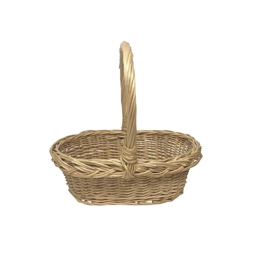 Small Woven Wicker Basket with handle - A+ Stuff - Collectibles - A+ Stuff