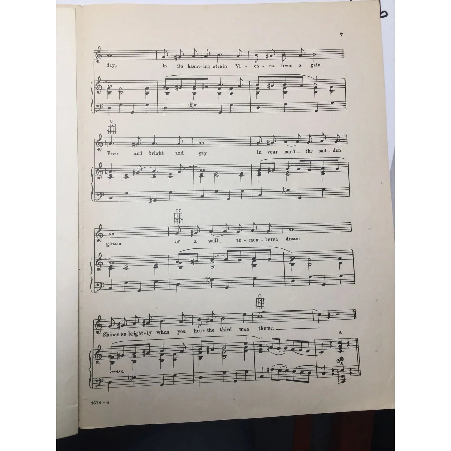 Song Version - The 3rd Man Theme (The Harry Lime Theme) - A+ Stuff - SHEET MUSIC - A+ Stuff