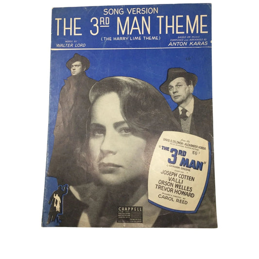 Song Version - The 3rd Man Theme (The Harry Lime Theme) - A+ Stuff - SHEET MUSIC - A+ Stuff
