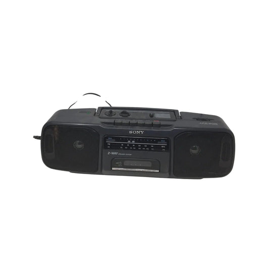 SONY 2 Way Speaker System Radio cassette corder - Powers on/Works! - A+ Stuff - Boomboxes - A+ Stuff