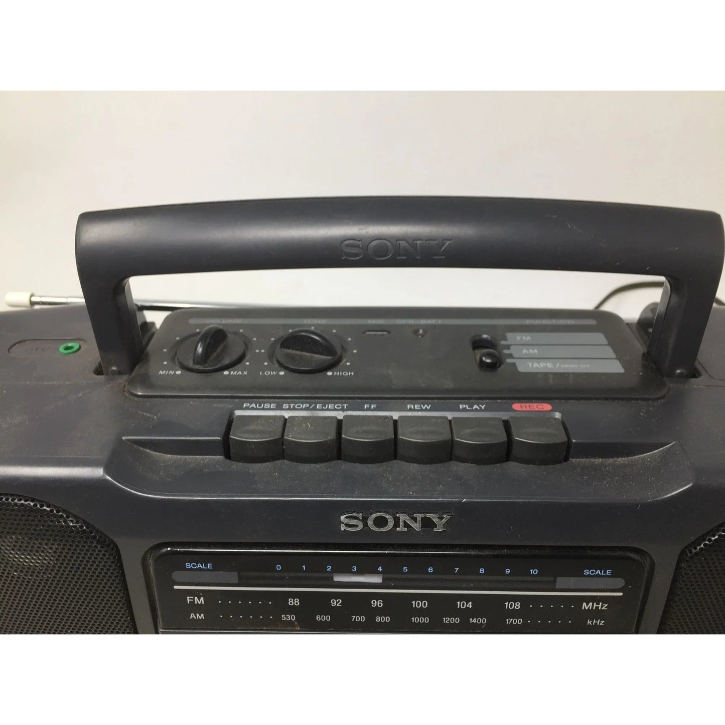 SONY 2 Way Speaker System Radio cassette corder - Powers on/Works! - A+ Stuff - Boomboxes - A+ Stuff