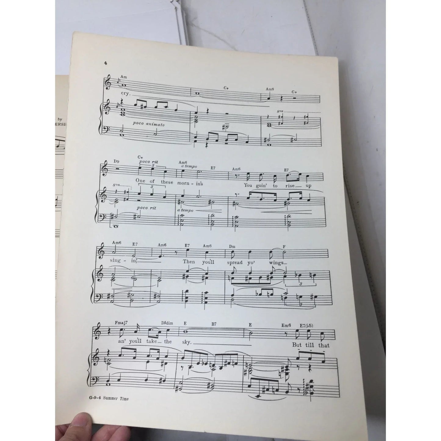 Summertime - The Theatre Guild Presents Porgy and Bess - A+ Stuff - SHEET MUSIC - A+ Stuff