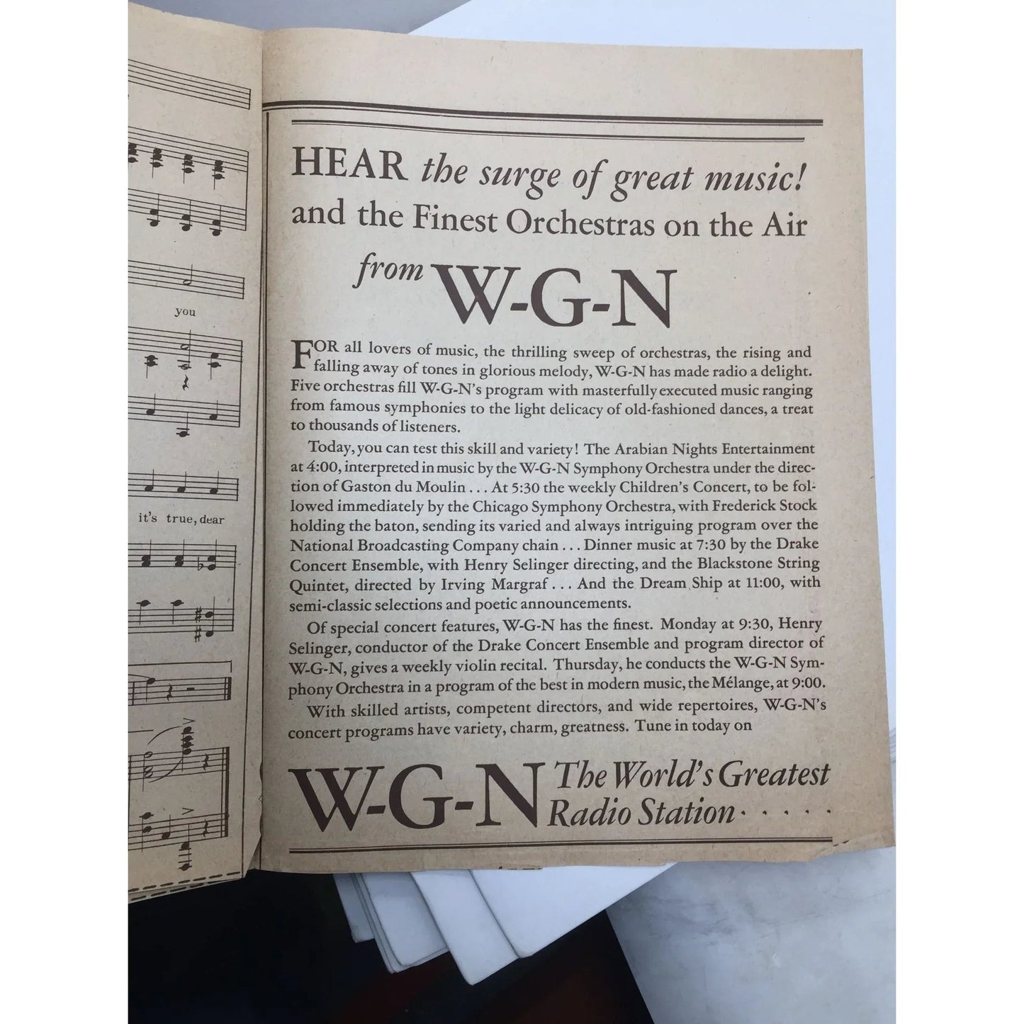 ''TELL ME YOU DO'' - VINTAGE SHEET MUSIC - A+ Stuff - sheet music - A+ Stuff