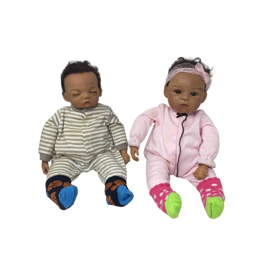 The Ashton Drake Galleries (ADG) Jada and Jayden Boy Girl Twin Baby Dolls - The Ashton Drake Galleries - Dolls - A+ Stuff