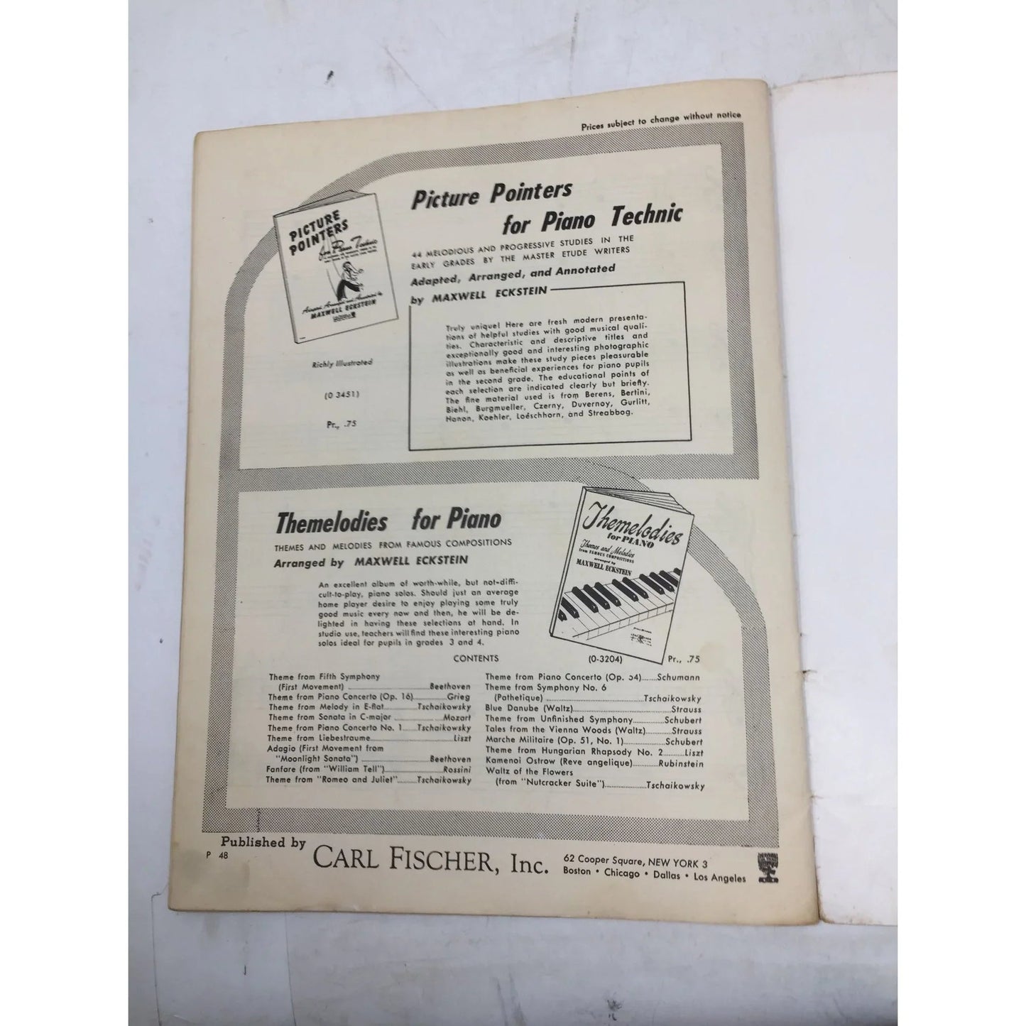 The Big - Note Parade of Famous Melodies Piano Sheet Music book - A+ Stuff - Sheet Music - A+ Stuff