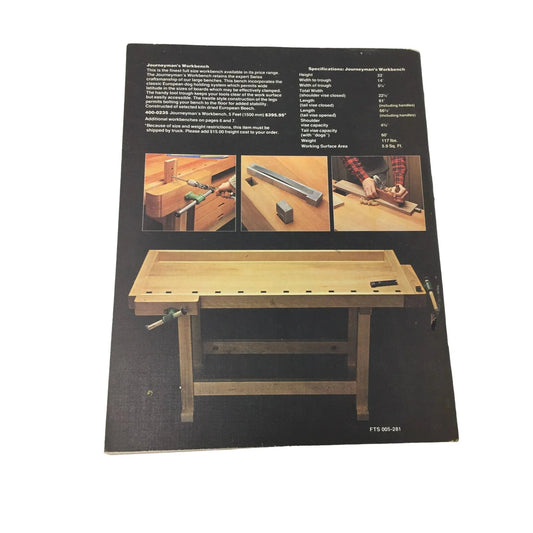 The Fine Tool Shops Vintage 1981 Tool Catalog - The Fine Tool Shops - Books - A+ Stuff