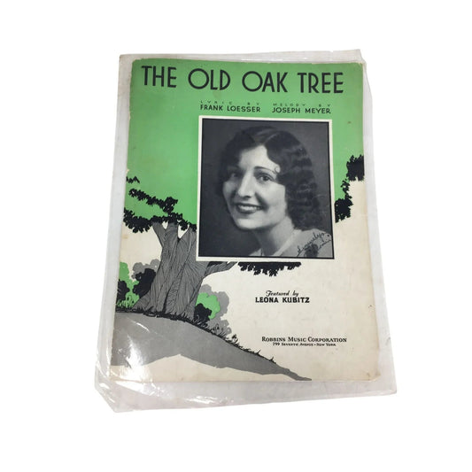''The Old Oak Tree'' by Frank Loesser and Joseph Meyer - A+ Stuff - SHEET MUSIC - A+ Stuff
