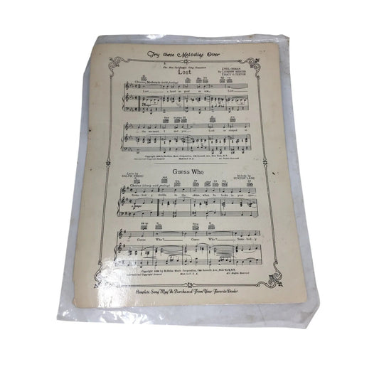 ''The Old Oak Tree'' by Frank Loesser and Joseph Meyer - A+ Stuff - SHEET MUSIC - A+ Stuff
