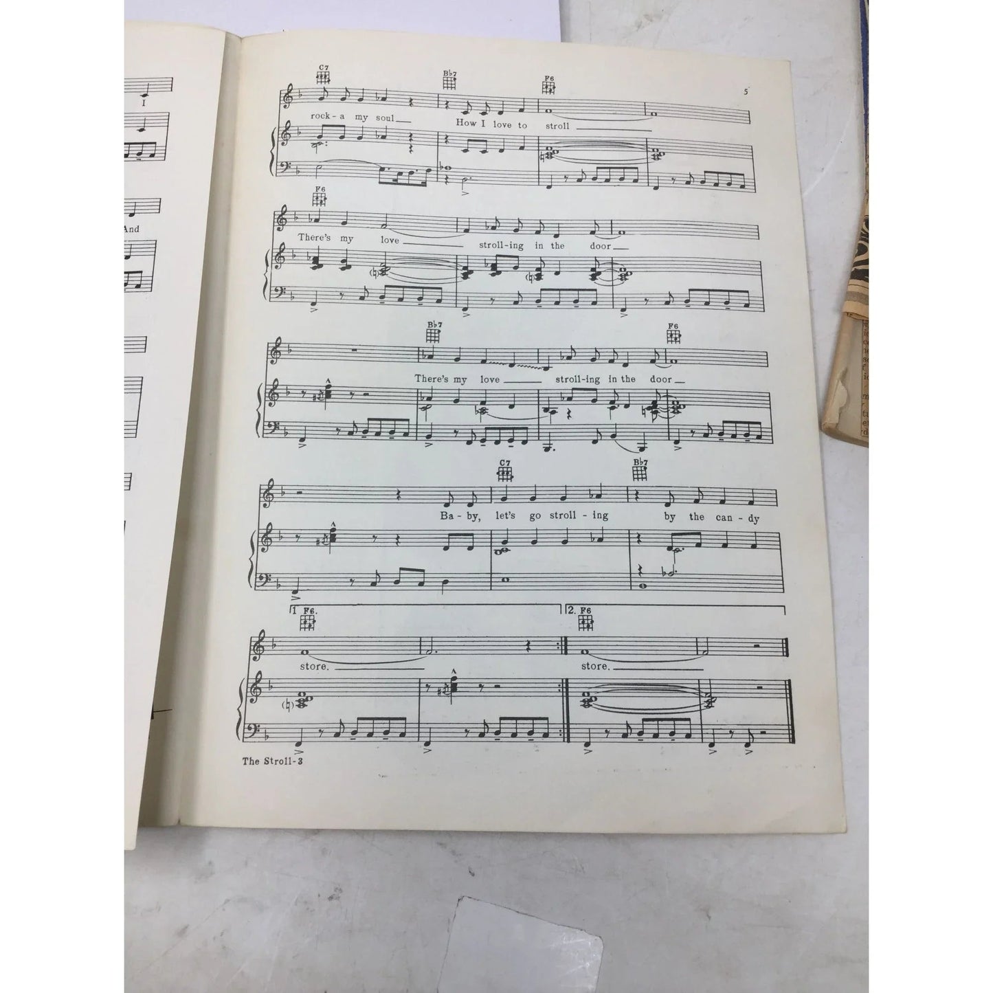 ''THE STROLL'' Words and Music by Clyde Otis and Nancy Lee - A+ Stuff - SHEET MUSIC - A+ Stuff