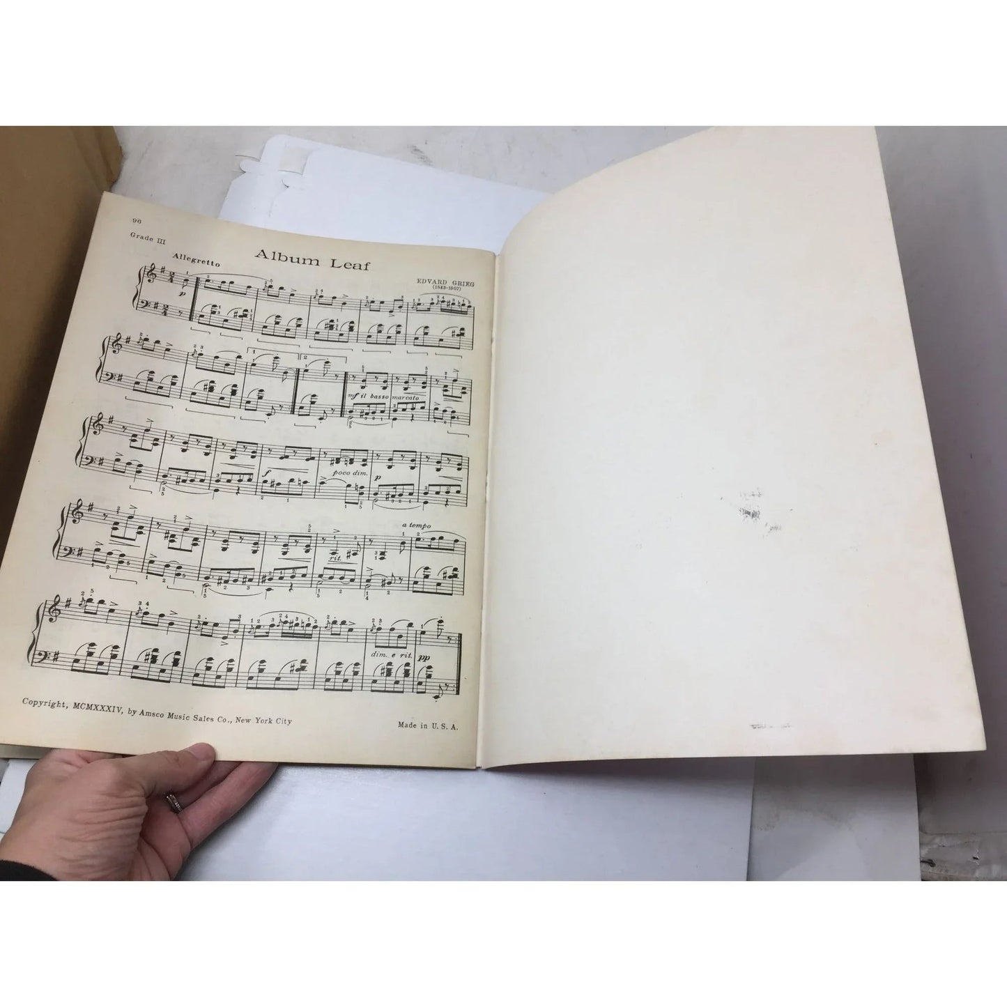 The World's Best Children's Piano pieces Vintage Sheet Music Book - A+ Stuff - SHEET MUSIC - A+ Stuff