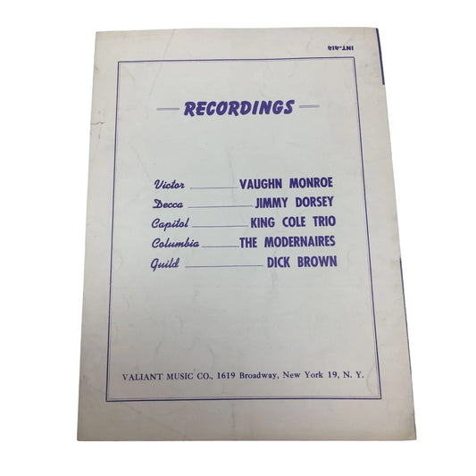 ''There, I've Said It Again'' by Redd Evans and Dave Mann - A+ Stuff - SHEET MUSIC - A+ Stuff