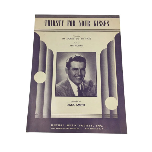 ''Thirsty for your Kisses'' Vintage Sheet Music Book - A+ Stuff - SHEET MUSIC - A+ Stuff