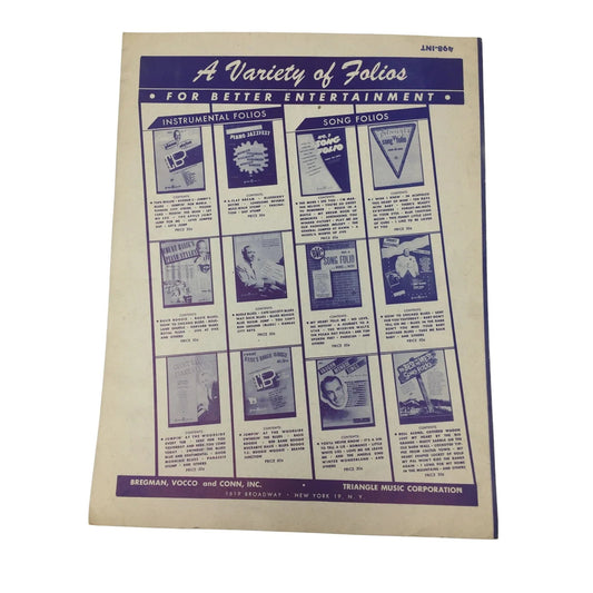 THIS IS ALWAYS Sheet Music by Mack Gordon and Harry Warren - A+ Stuff - SHEET MUSIC - A+ Stuff