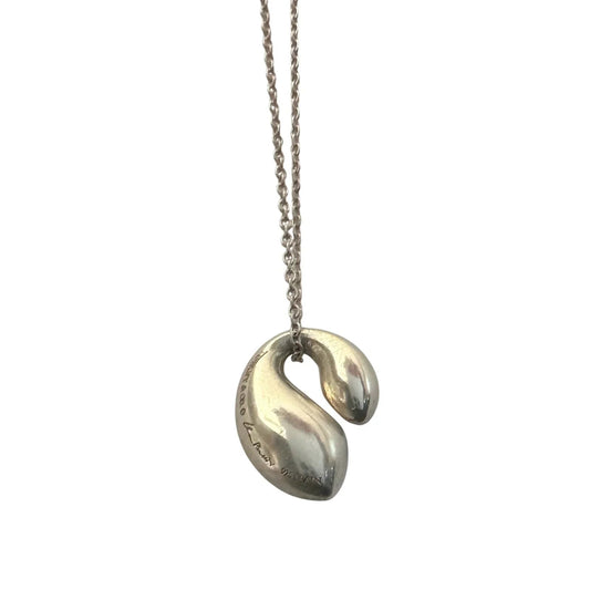 Tiffany & Co Elsa Peretti Double Teardrop Necklace - Tiffany & Co. - Pendant with necklace - A+ Stuff