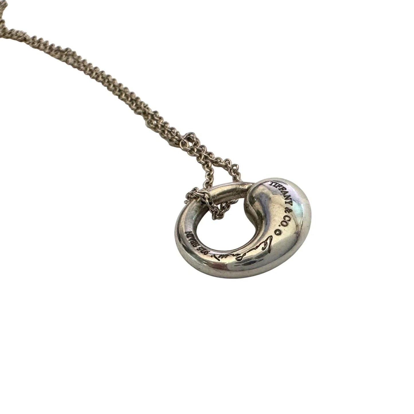 Tiffany & Co Elsa Peretti Eternal Circle Pendant with Necklace in Sterling - Tiffany & Co - Necklace with Pendant - A+ Stuff