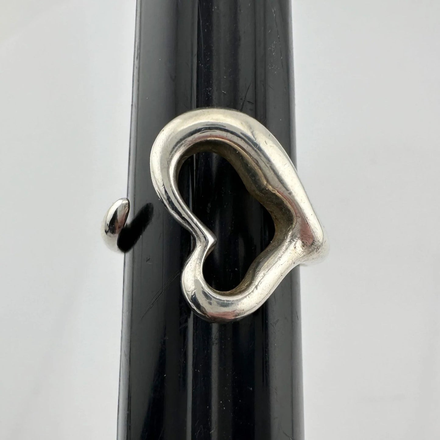 Tiffany & Co Elsa Peretti Open Heart Ring - Sterling Silver - Size 5.5 - Tiffany & Co - Ring - A+ Stuff