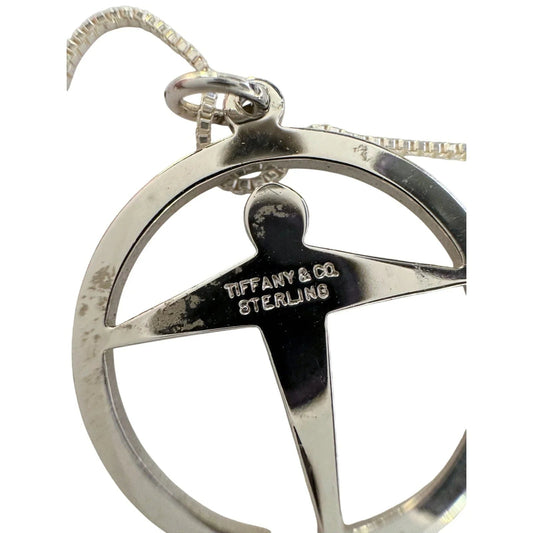 Tiffany & Co. Man Power / Unity Pendant on 16" Sterling Chain - Tiffany & Co. - Pendant with Necklace - A+ Stuff