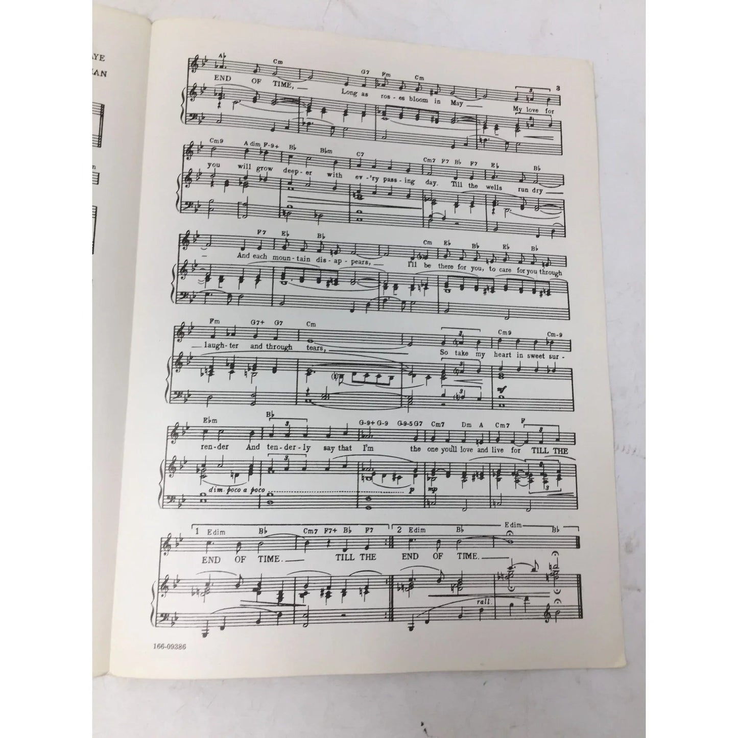 Till The End of Time (Based on ''Chopin's Polonaise'') by Buddy Kaye/Ted Mossman - A+ Stuff - Sheet Music - A+ Stuff