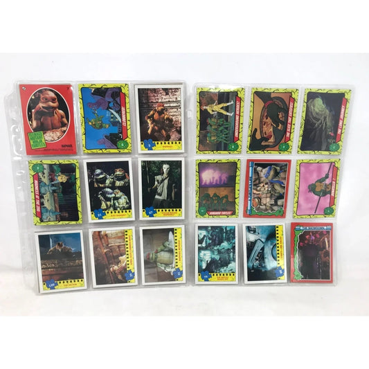 TMNT Teenage Mutant Ninja Turtles Trading Cards 2 Binder Pages - Collectible Series & Movie Cards (1989 - 90) - Teenage Mutant Ninja Turtles - Collectible Trading Cards - A+ Stuff