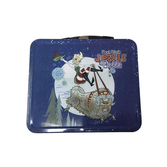 Vintage Paul Dini's Jingle Belle Metal Lunch Box with Handle - A+ Stuff