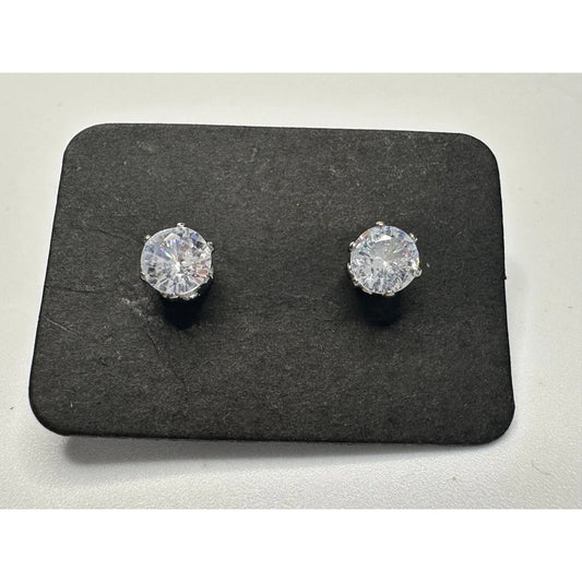Very Shiny Unknown White Gemstone Women's Stud Earrings - A+ Stuff - Earrings - A+ Stuff