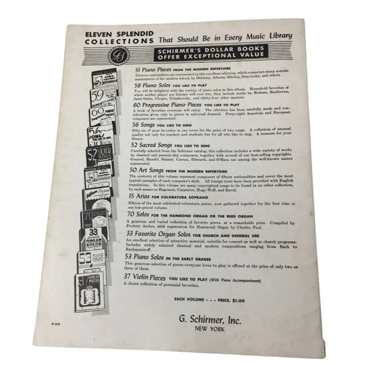 Victor Herbert Light Opera Songs Vintage Piano Sheet Music - A+ Stuff - Sheet Music - A+ Stuff
