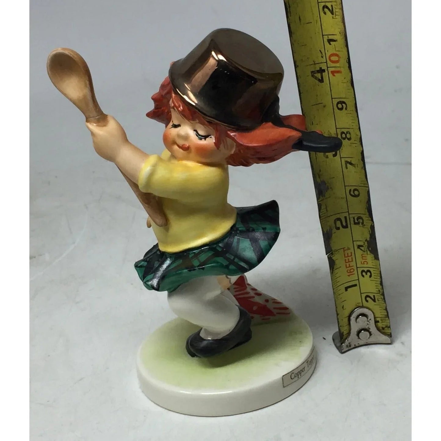 Vintage 1967 ''Copper Topper'' Goebel W Germany Figurine - A+ Stuff - Figurines - A+ Stuff