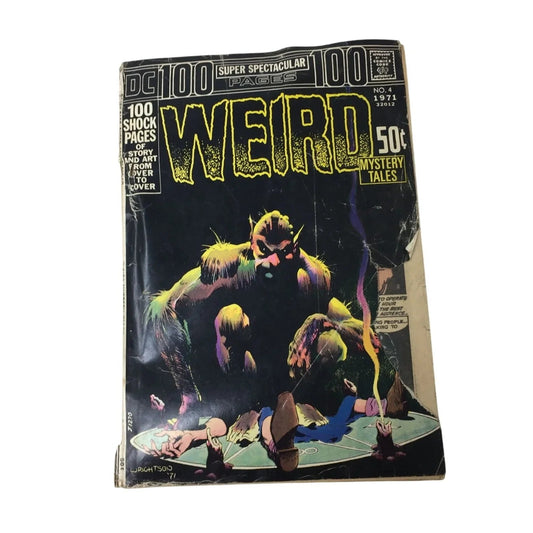 Vintage 1971 - DC 100 Super Spectacular Pages 4 Weird Comic Book - A+ Stuff - comic books - A+ Stuff