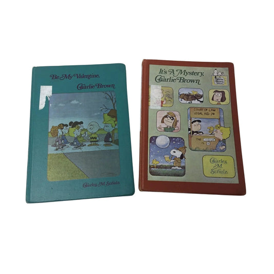 Vintage 1975/1976 Collectible Charlie Brown Books by Charles M Schulz - A+ Stuff - Books - A+ Stuff