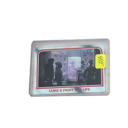 Vintage 1980 Star Wars Trading Card - ''Luke's fight for life'' The Empire Strikes Back - A+ Stuff - Collectible Trading Cards - A+ Stuff